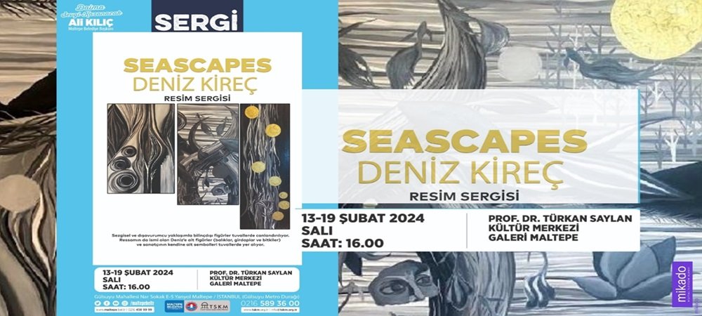 Deniz Kireç’in  “Seascapes-II” Sergisi Açıldı