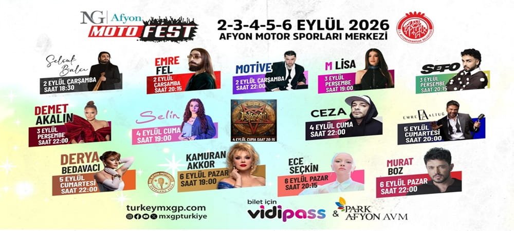 TÜRKİYE’NİN DEV ORGANİZASYONU İÇİN GERİ SAYIM: AFYON MOTOFEST 2026 GELİYOR