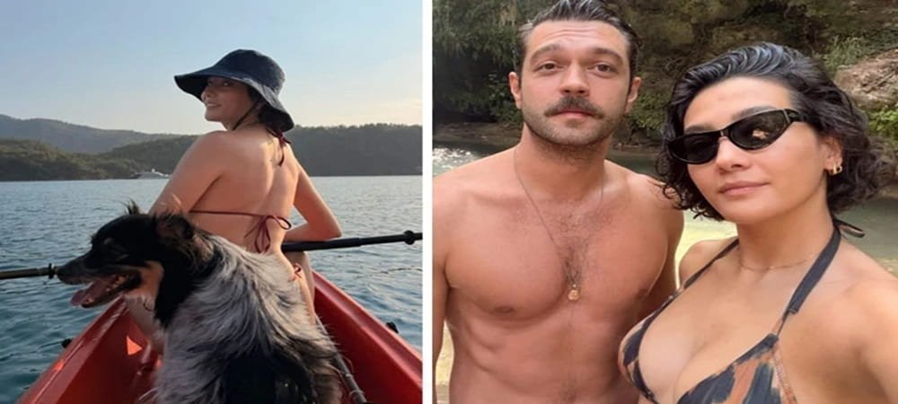 Eğlenceli ikili... Biricik tatile doydu!